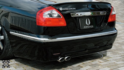 シーマ 前期(GF50) 純正 破損無 取付OK リアバンパー メッキガーニッシュ 3点セット 85075-AR002/85074-AR002/85072-AR002 K025910 シーマ F50 前期 CYGNUS リアバンパー | Autostyle