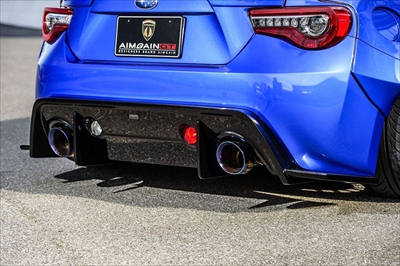 BRZ ZC6 リアサイドアンダースポイラー ZC6 BRZ 後期 GT リアアンダースポイラー+ディフューザー(バック