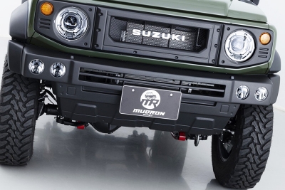 JB74W ジムニーシエラ MUDRON ADVENTURE ARMY フロントバンパー JB74W ジムニーシエラ MUDRON ADVENTURE ARMY フロントバンパー