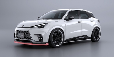 レクサス LBX BLACK LABEL フロントアンダースポイラー 未塗装品