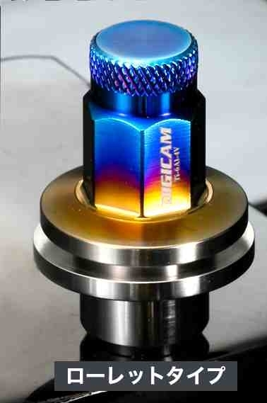 DIGICAM トヨタ純正アルミホイール専用チタンナット 袋タイプ