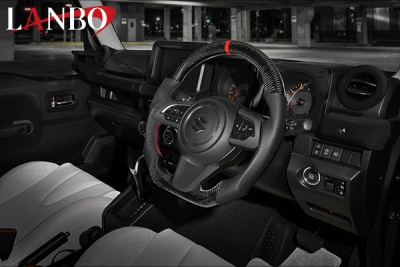 JB64 ジムニー LANBO プレミアムスポーツ ステアリング ウェット