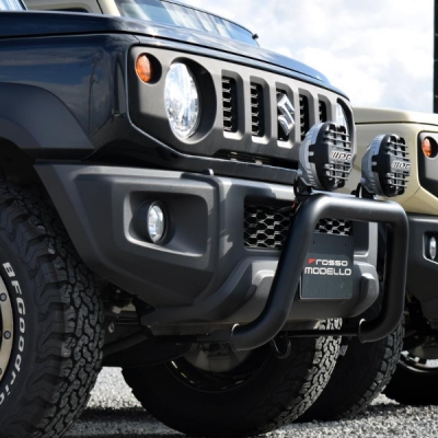 フュージョン ジムニーシエラ JB74W フロントバンパー ステンレス製 
